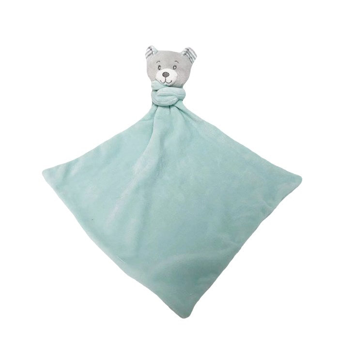 Doudou Orsetto Verde Acqua - Copertina di Sicurezza per Neonati