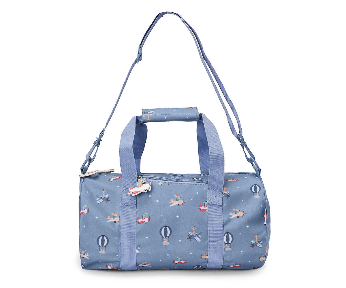 Borsa Sportiva Planes Tutete - vista dall'alto con tiretto decorativo e due manici