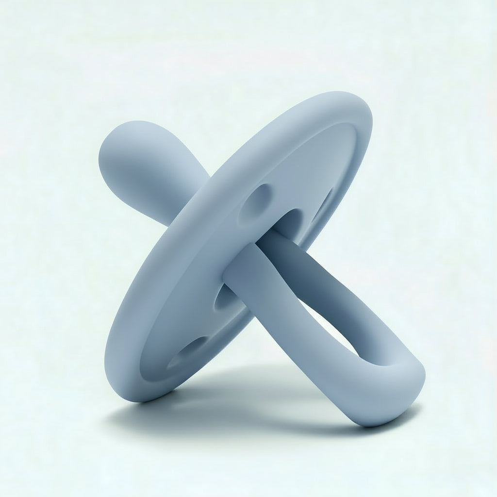 Cuccio Anatomico in Silicone - Celeste - Conforme Normative UE