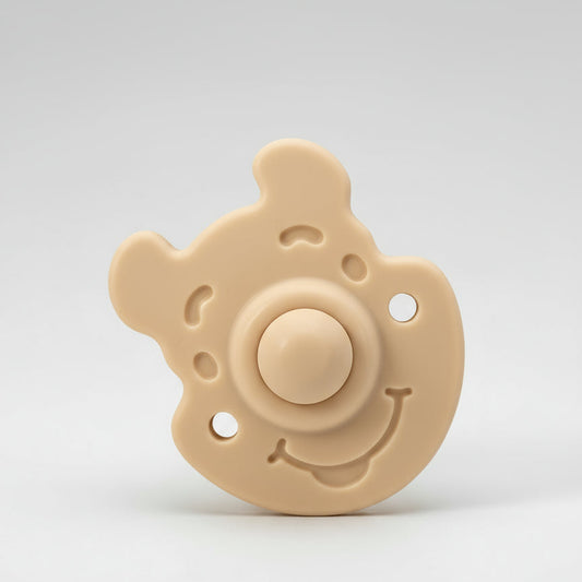 Ciuccio Tutto Silicone a Tema Orsetto – 100% Sicuro, BPA Free – Conforme Normative UE