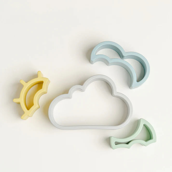 Gioco Impilabile a Nuvola in Silicone BPA Free | Montessori Sensoriale