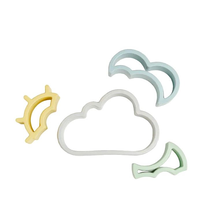 Little Bird - Jeu d'Empilage Nuage Silicone - 100% sans BPA - Nouveau-né