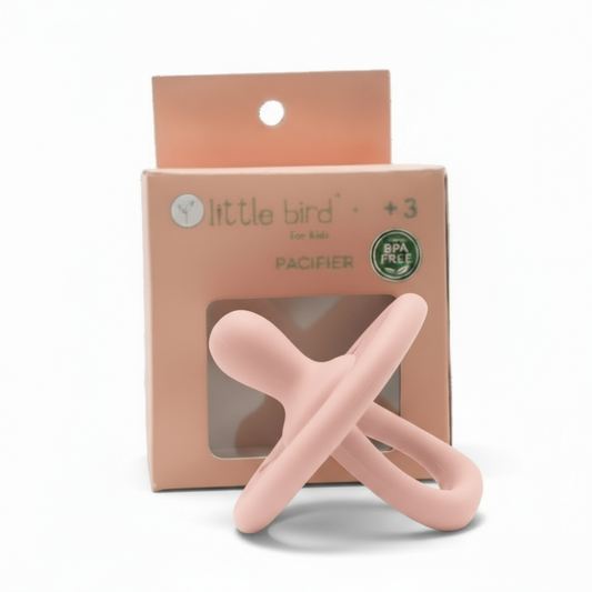 Ciuccio Morbido in Silicone BPA Free per Neonati - Colore Rosa - Conforme Normative UE