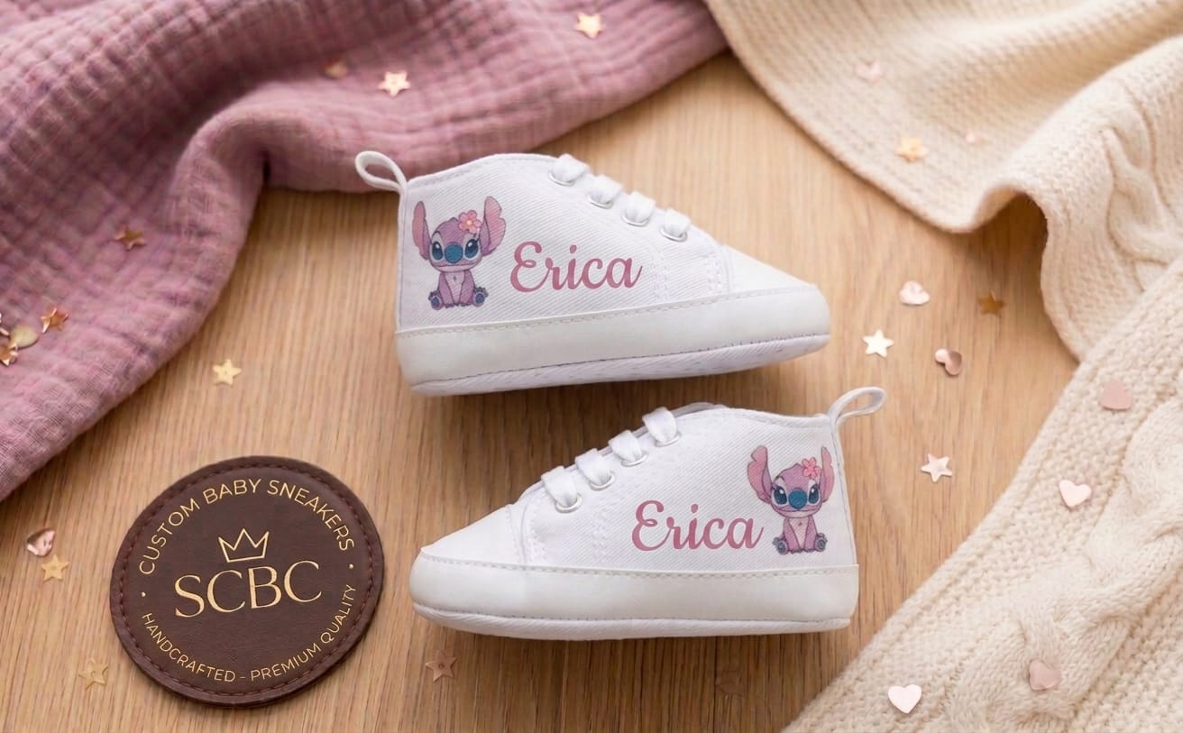 Little Bird - Chaussons de Berceau Simba - Personnalisables 0-6 Mois