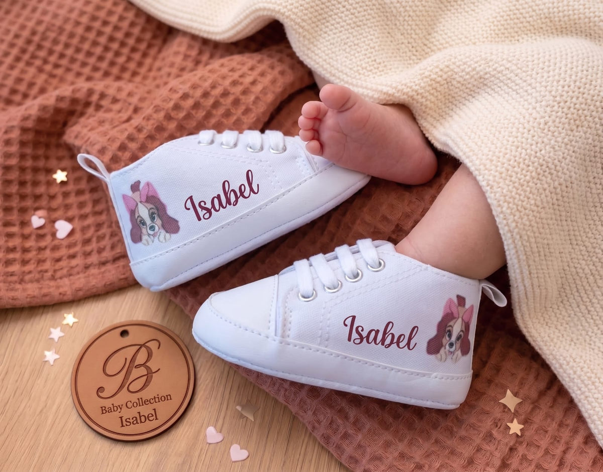 Little Bird - Chaussons de Berceau Simba - Personnalisables 0-6 Mois