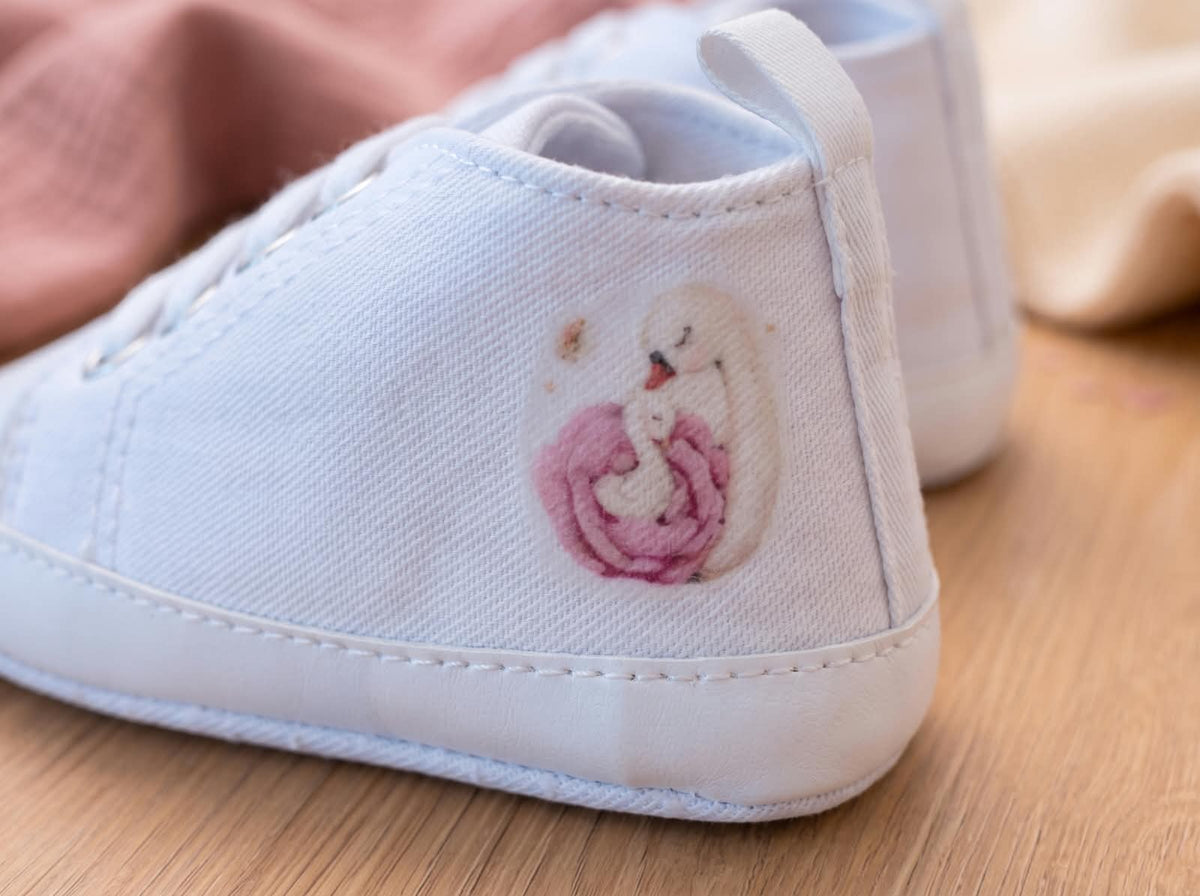 Little Bird - Chaussons de Berceau Simba - Personnalisables 0-6 Mois