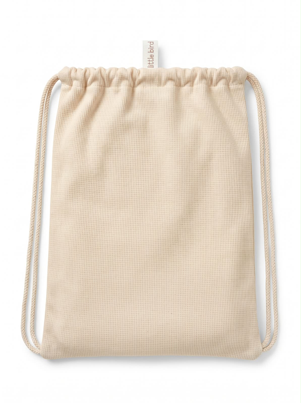 Little Bird - Pochette Rangement Bébé en Coton Vieux Rose - 100% Coton - Personnalisable - Organisateur Sac à Langer