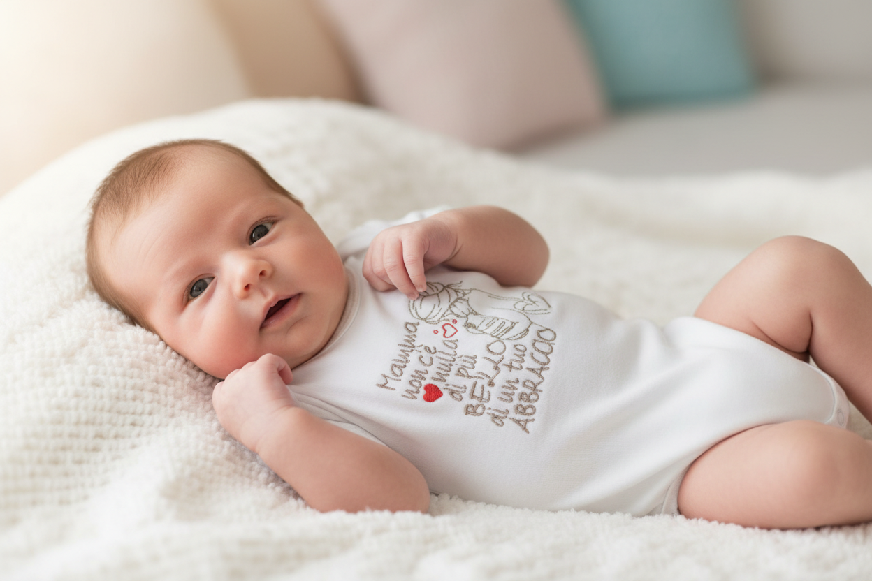Bambino con body Little Bird