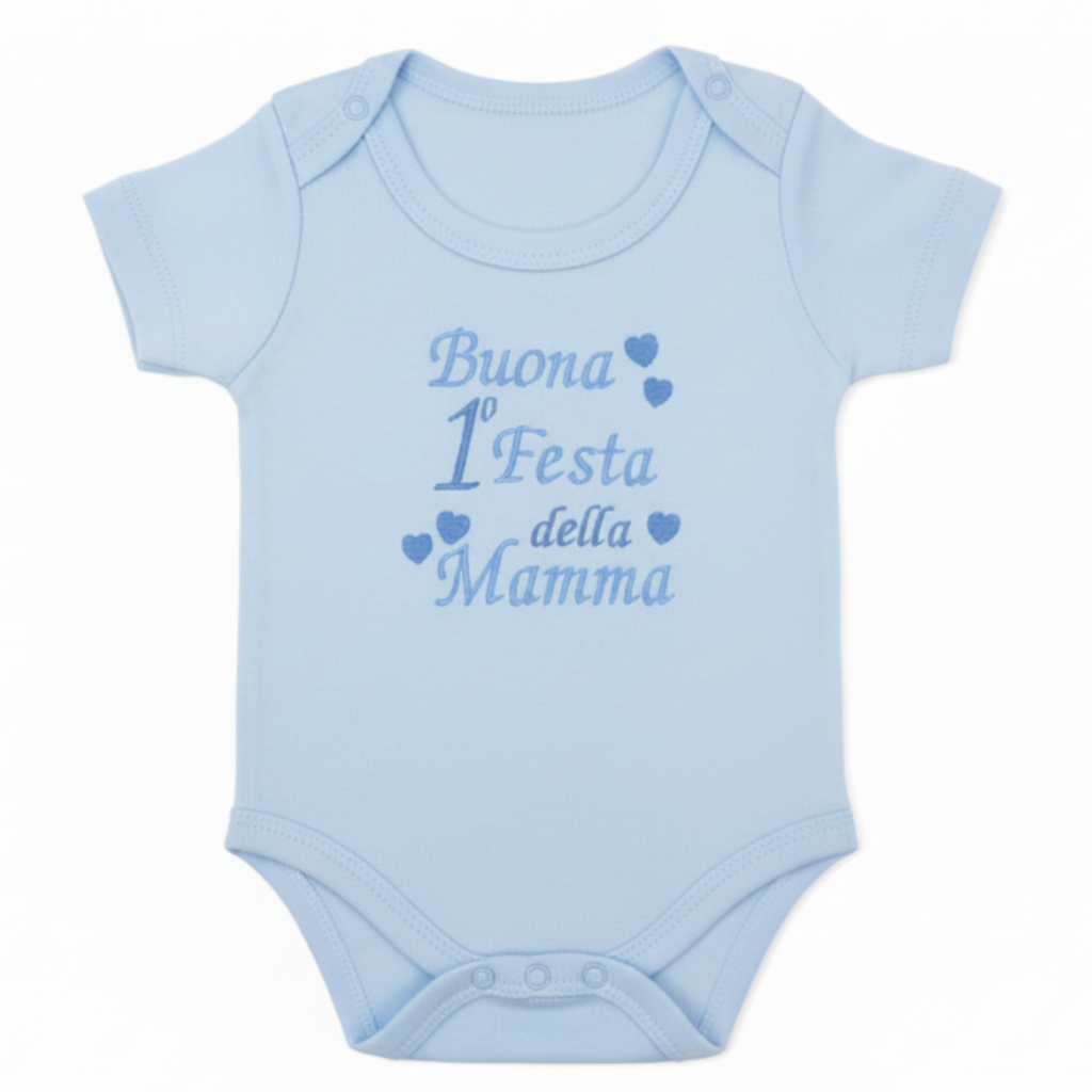 Body celeste Buona 1° Festa della Mamma