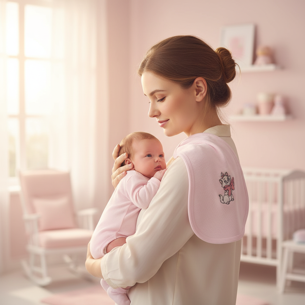 Telospalla rosa Minù Aristogatti lifestyle mamma con neonata