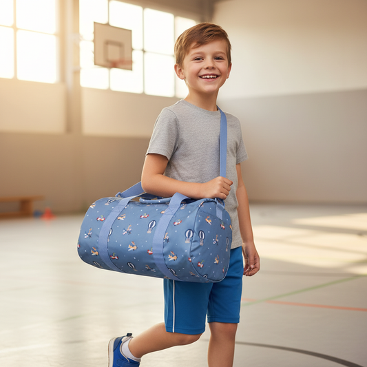Borsa Sportiva Planes Tutete lifestyle - bambino con borsa sportiva in palestra