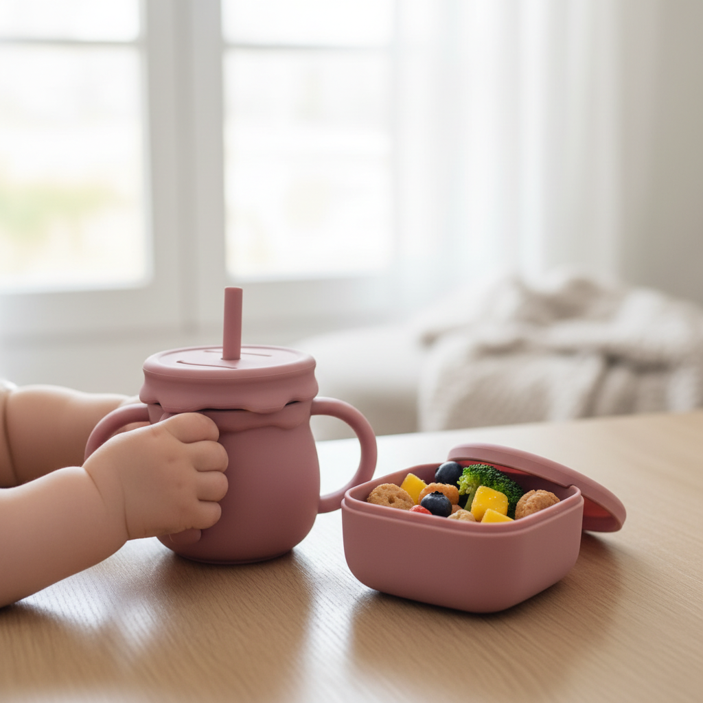 Dettaglio mani con bicchiere dark pink