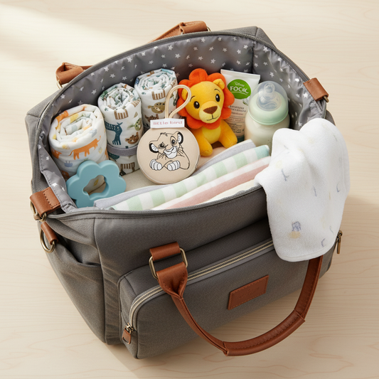 Portaciuccio Simba beige in borsa