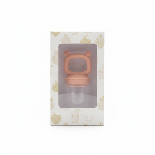 Ciuccio Frutta Orsetto Rosa con packaging Little Bird