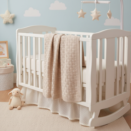 Copertina Griglia Beige lifestyle culla