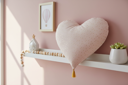 Cuscino Cuore Rosa lifestyle nursery