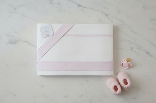 Lenzuolino Culla Rosa - Lifestyle 3