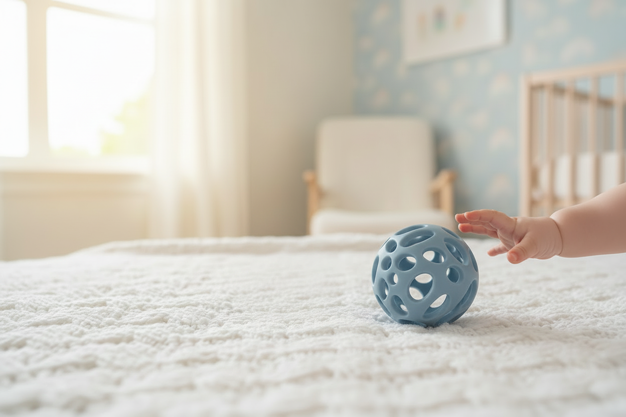 Pallina dusty blue lifestyle singola