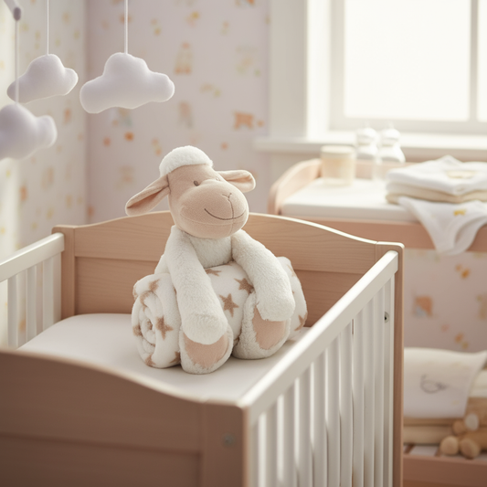 Pecorella con copertina in cameretta