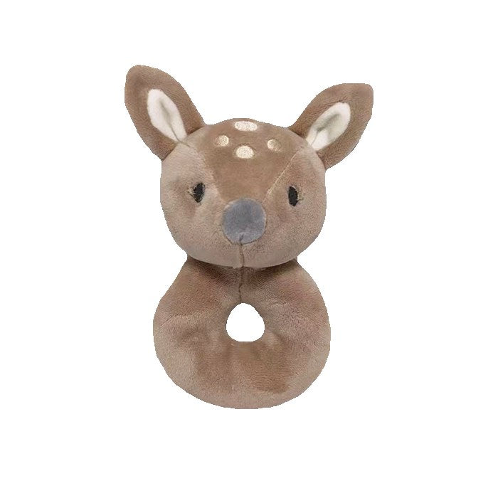 Sonaglino Cerbiatto Marrone - Giocattolo Sensoriale per Neonati