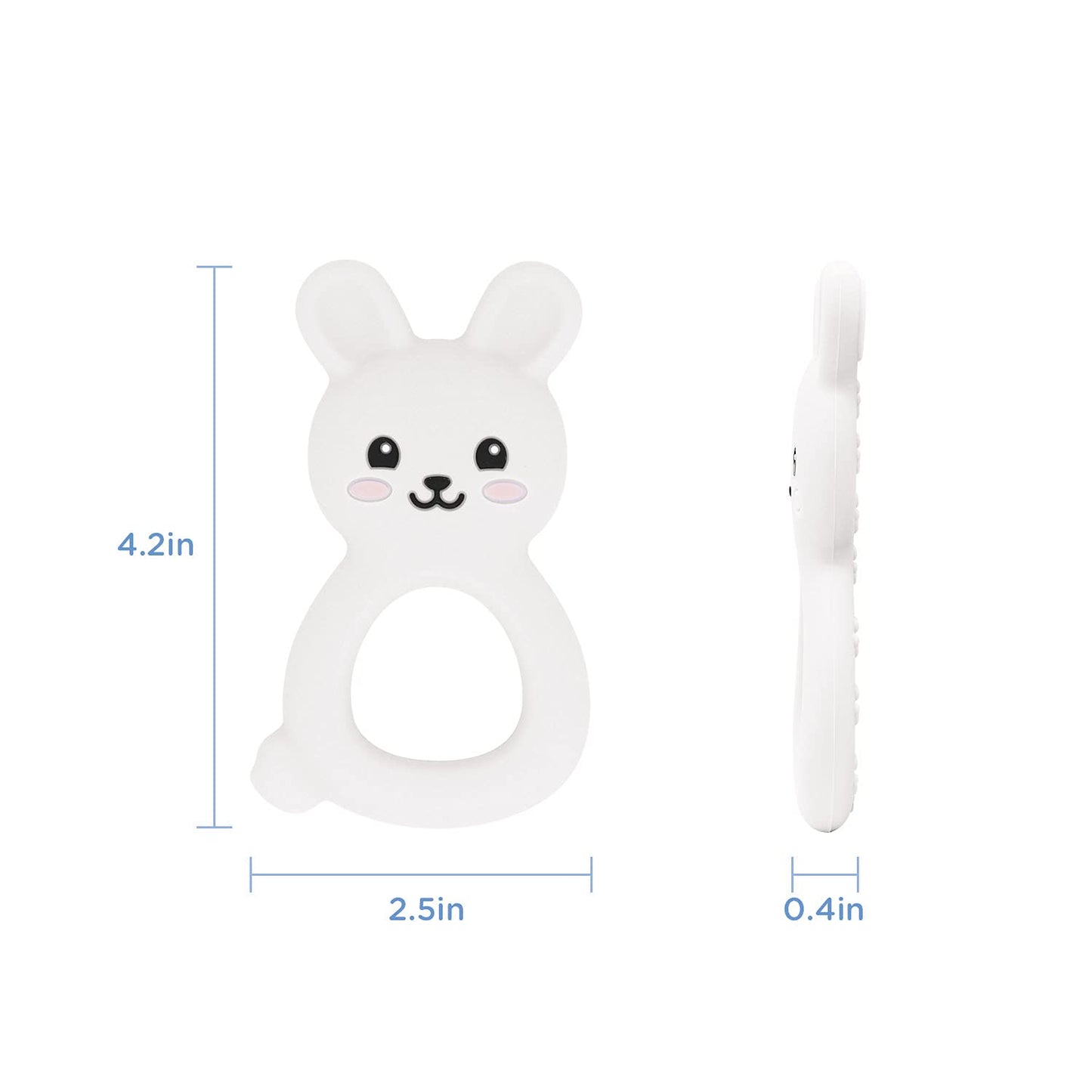 Massaggiagengive Coniglietto in Silicone BPA Free per Neonati