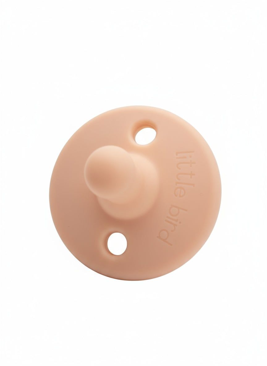 Ciuccio Ergonomico per Neonato in Silicone - Rosa Carne - Conforme Normative UE