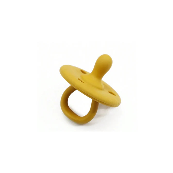 Ciuccio Anatomico in Silicone - Giallo Senape  - Conforme Normative UE