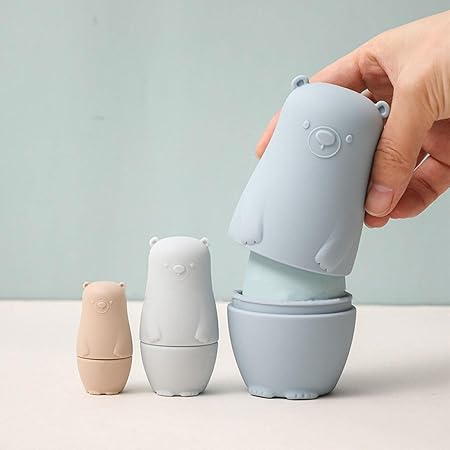Set Orsi Impilabili in Silicone Montessori | Matrioske Sensoriali BPA Free