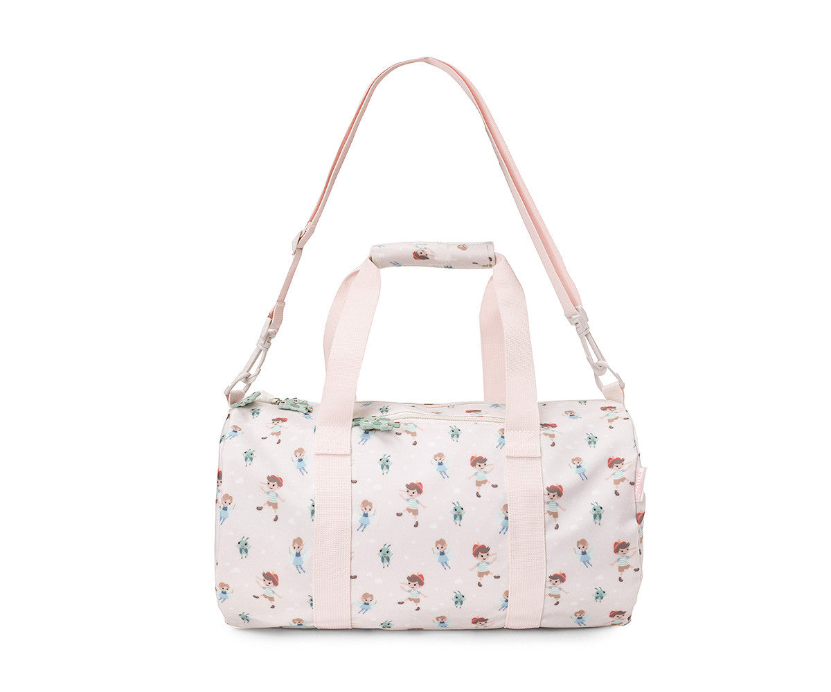 Borsa Sportiva Wooden Boy Tutete - vista laterale con due manici e tracolla regolabile