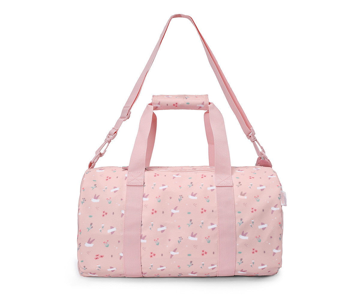 Borsa Sportiva Blossom Birds - vista con manici alzati