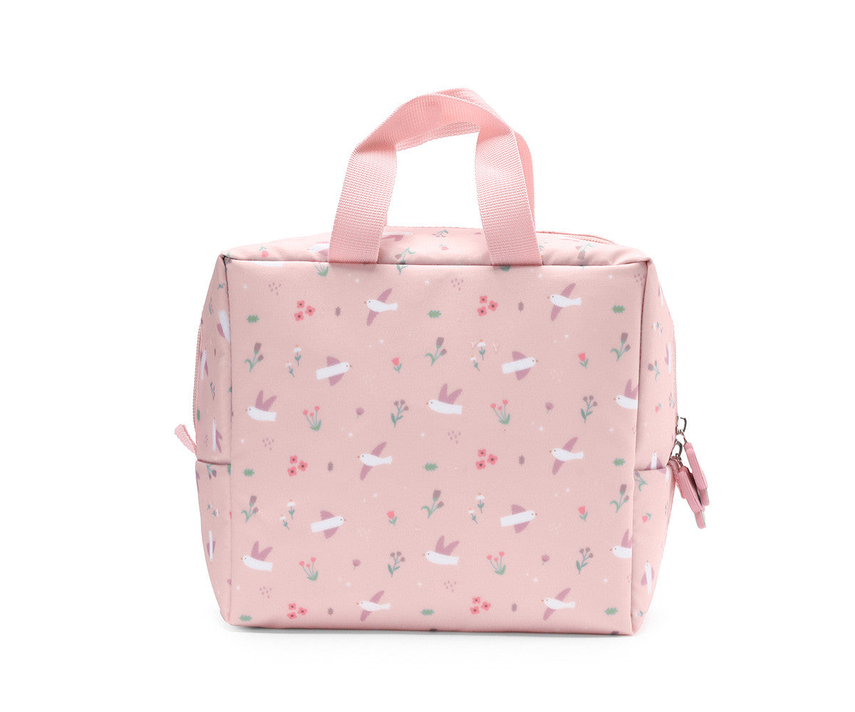 Borsa Termica Merenda Blossom Birds - vista retro
