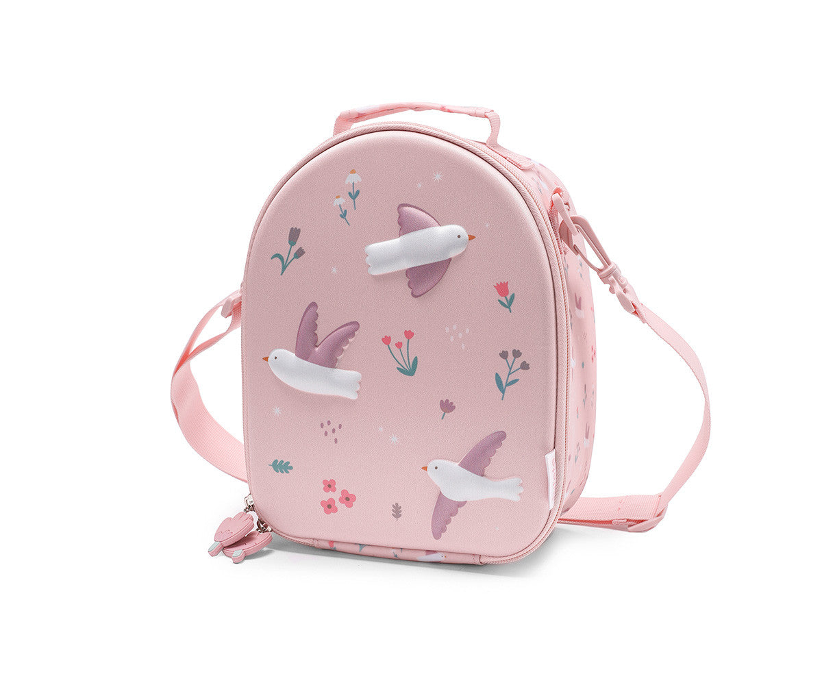 Borsa Termica 3D Blossom Birds - vista angolata