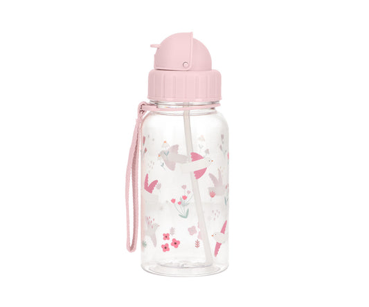 Borraccia Blossom Birds - vista frontale sfondo bianco