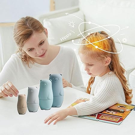 Set Orsi Impilabili in Silicone Montessori | Matrioske Sensoriali BPA Free