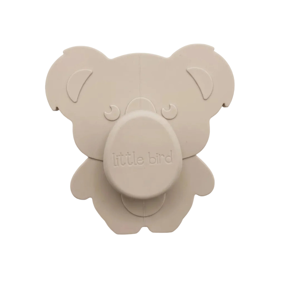 Little Bird - Spazzola Bagnetto Koala Beige in Silicone BPA Free - Bagnetto