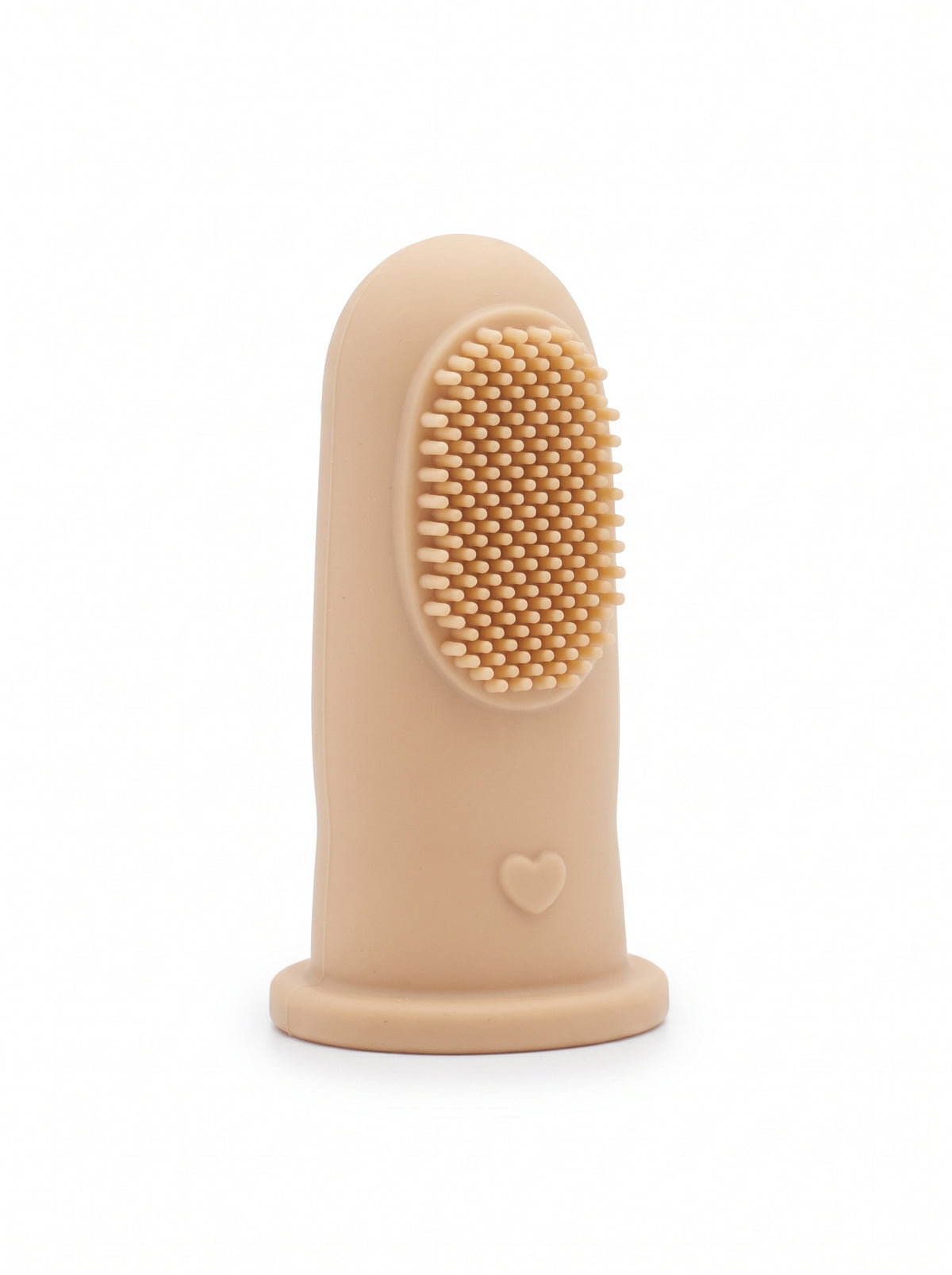 Little Bird - Brosse à Dents de Doigt Silicone Vert Olive - 100% Sans BPA - Nouveau-né