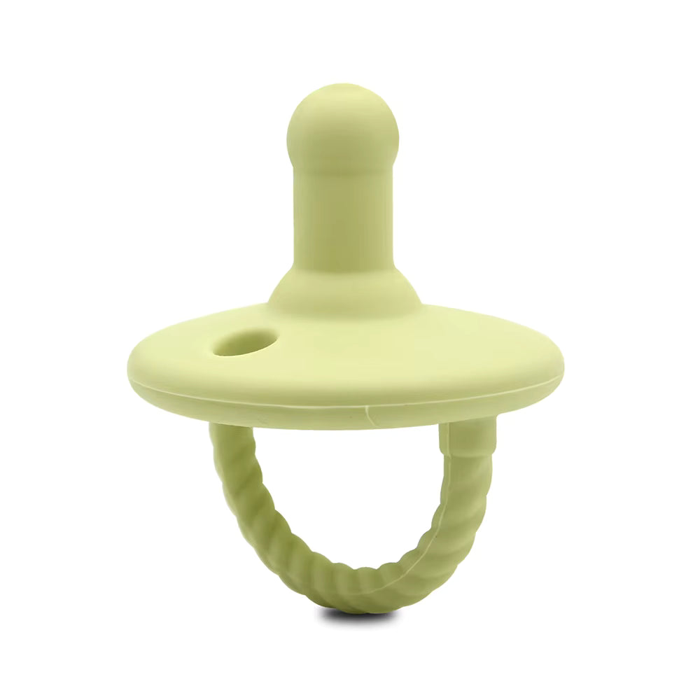 Ciuccio Ergonomico per Neonato in Silicone - Verde Salvia - Conforme Normative UE
