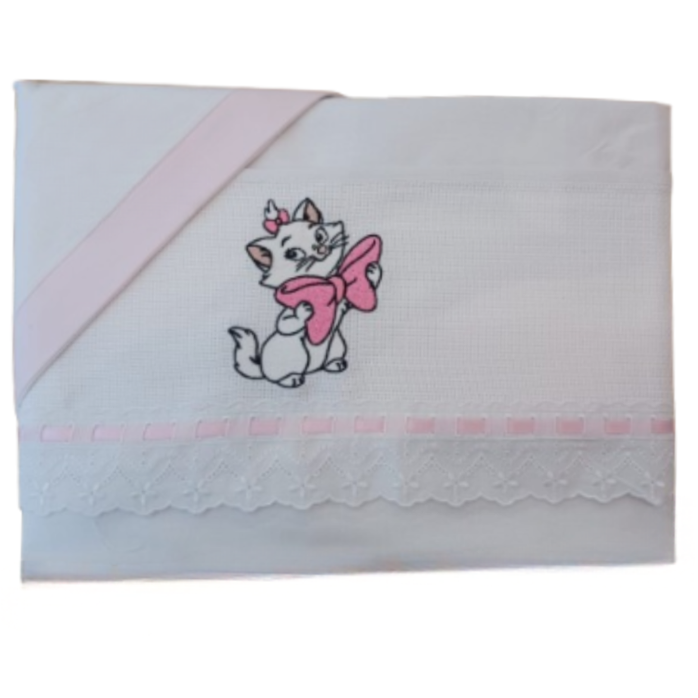 Little Bird - Lenzuolino Minù Personalizzabile con Nome - Cotone 100% - Carrozzina Neonato - Regalo Nascita