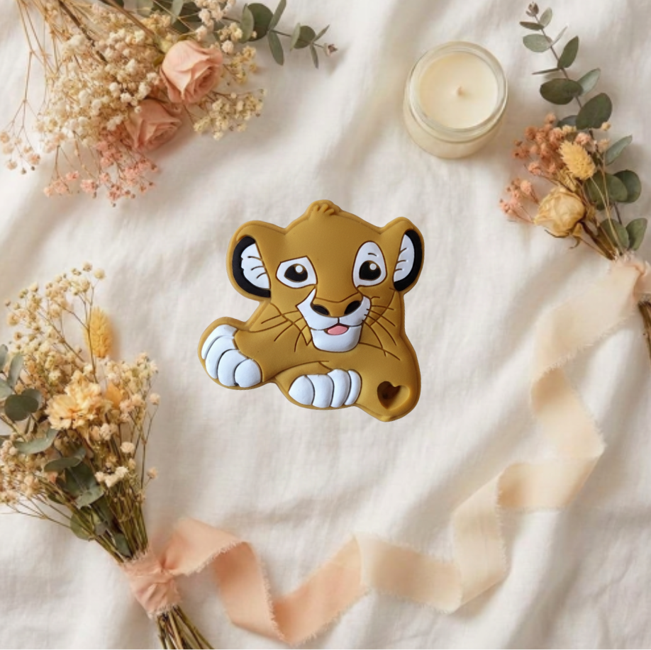 Little Bird - Kit Nascita Premium Simba - Bavetta + Portaciuccio + Massaggiagengive - Regalo Nascita