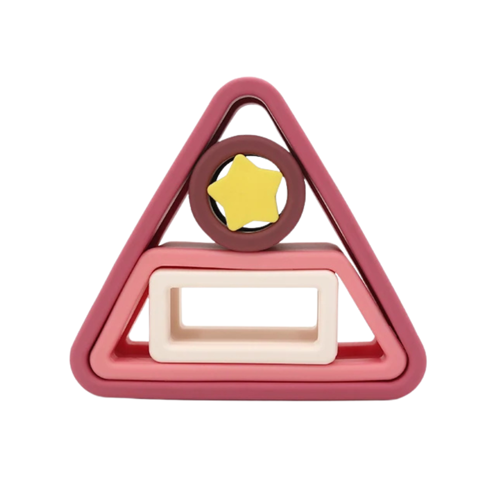 Gioco Impilabile Montessori in Silicone per Neonati