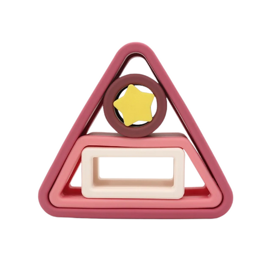 Gioco Impilabile Montessori in Silicone per Neonati