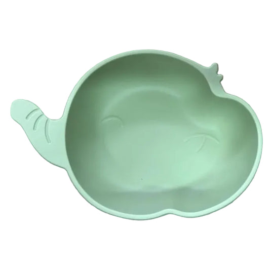 Ciotola Silicone Elefante Olive Green - Little Bird