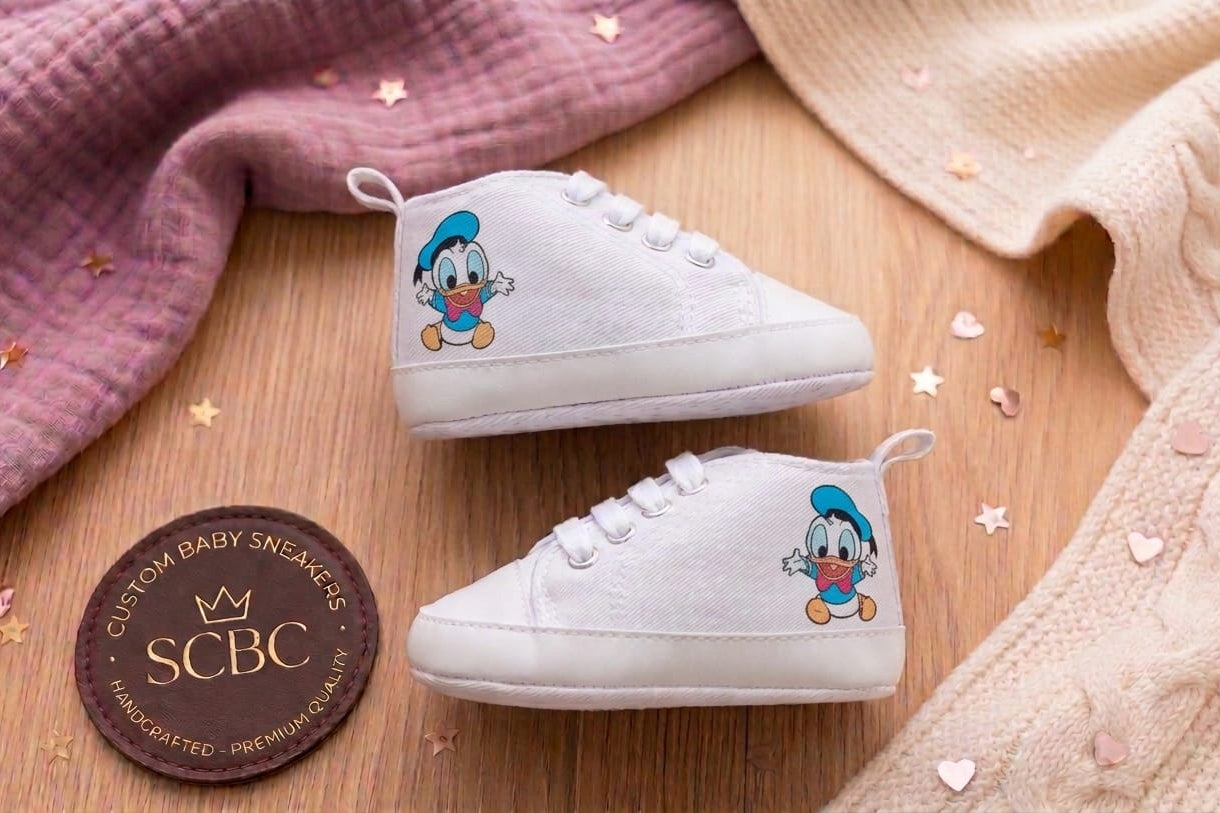 Little Bird - Chaussons de Berceau Simba - Personnalisables 0-6 Mois