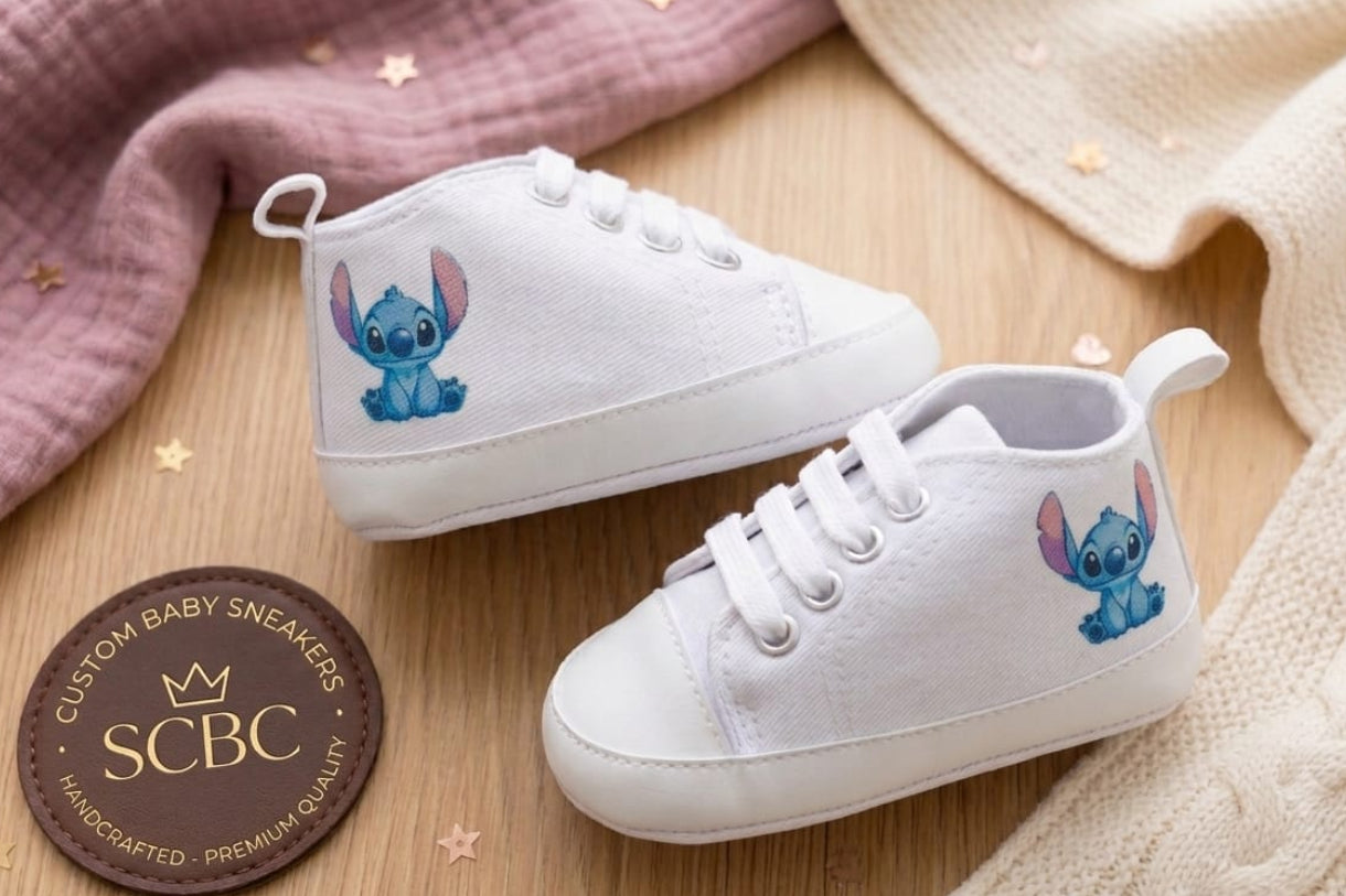 Little Bird - Chaussons de Berceau Simba - Personnalisables 0-6 Mois