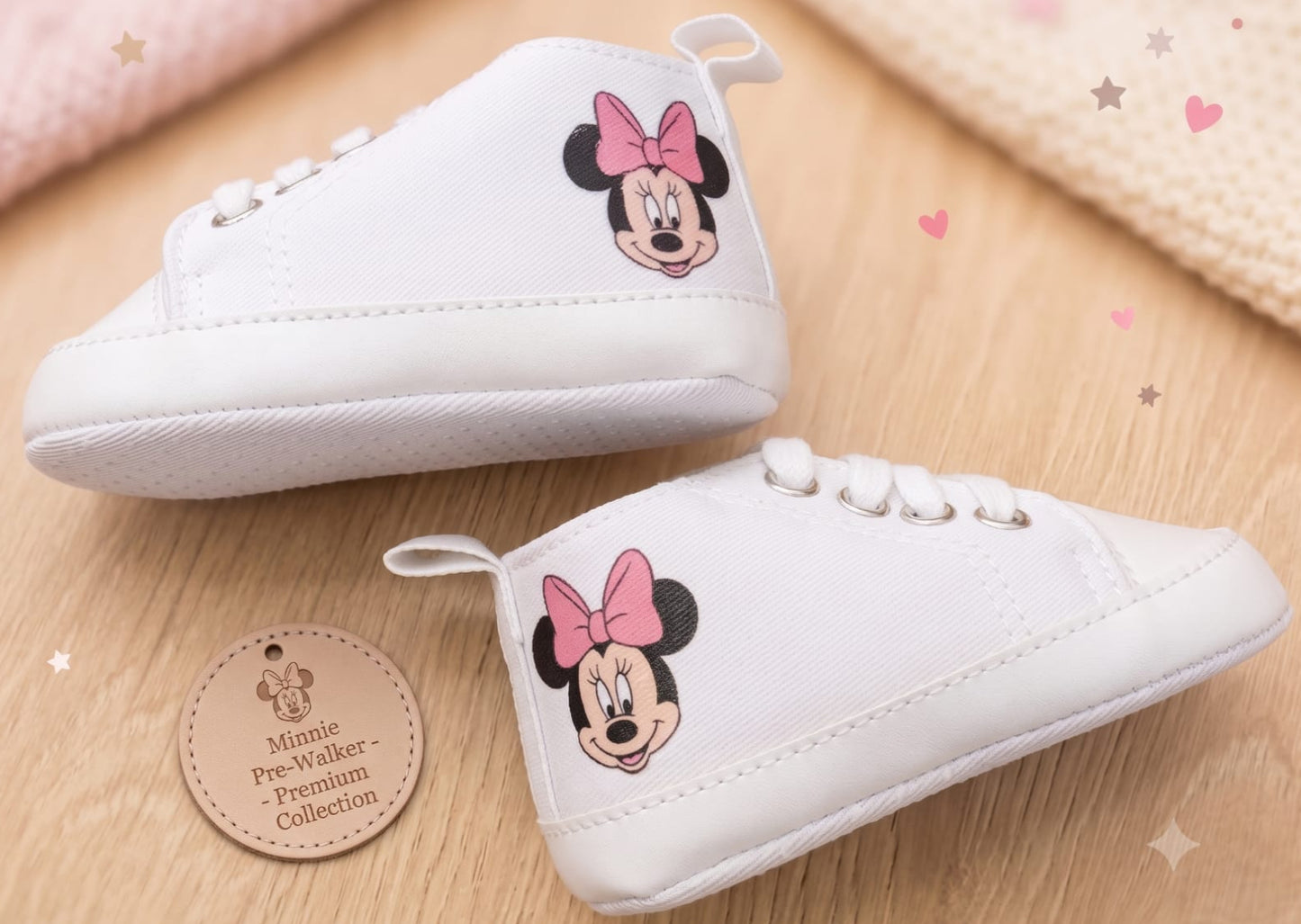 Little Bird - Chaussons de Berceau Simba - Personnalisables 0-6 Mois