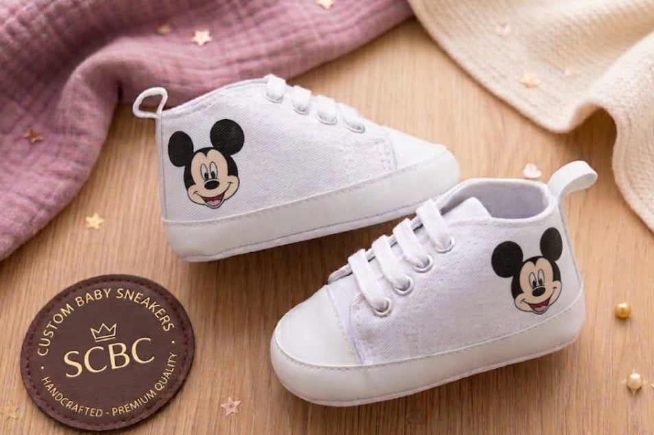 Little Bird - Chaussons de Berceau Simba - Personnalisables 0-6 Mois