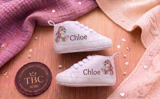 Scarpine Culla Tamburina - Personalizzabili con Nome - Idea Regalo - Little Bird