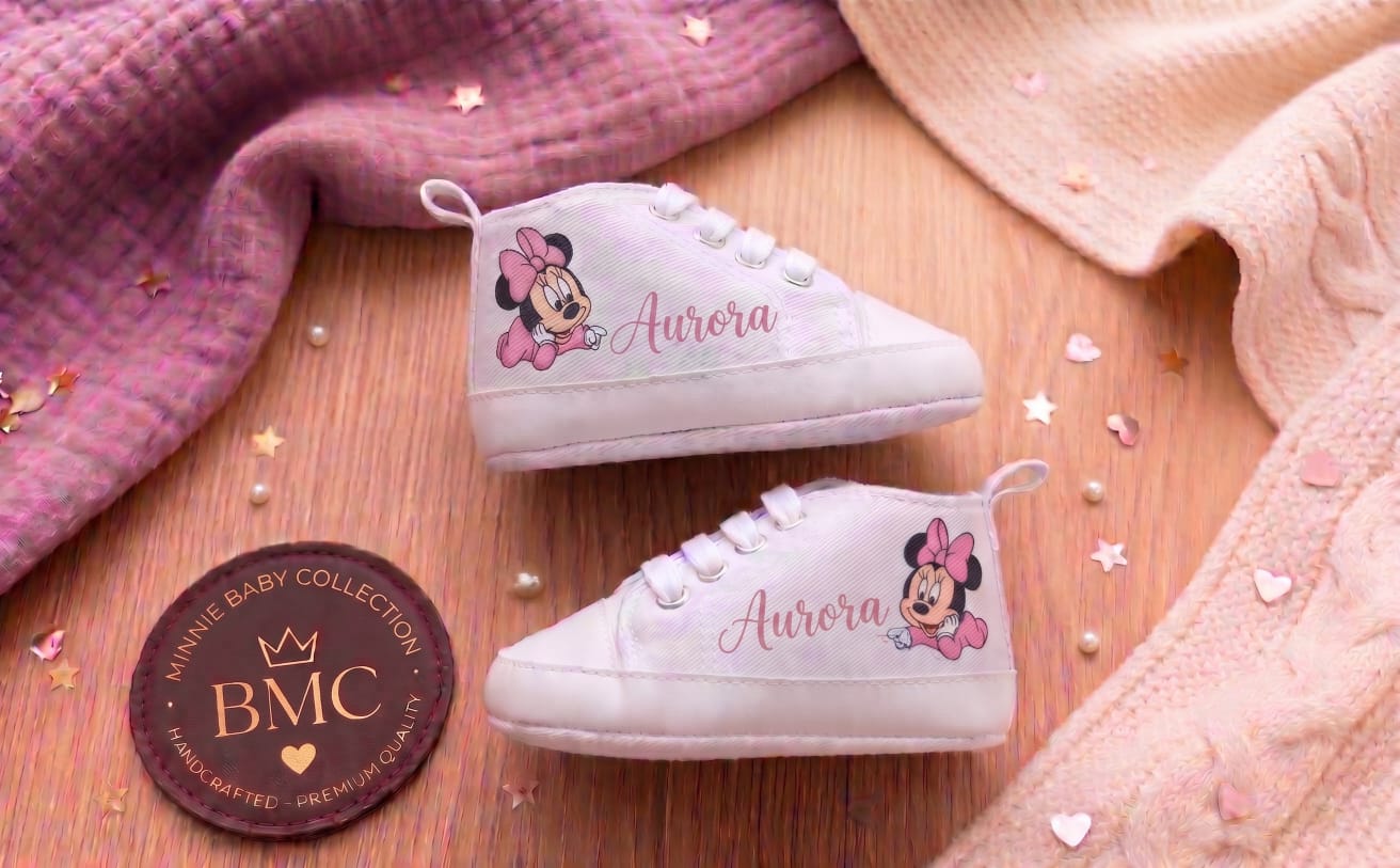 Little Bird - Chaussons de Berceau Simba - Personnalisables 0-6 Mois