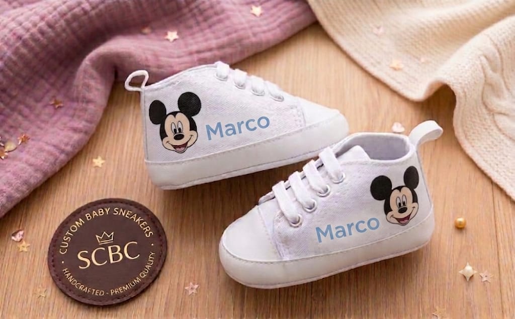 Little Bird - Chaussons de Berceau Simba - Personnalisables 0-6 Mois