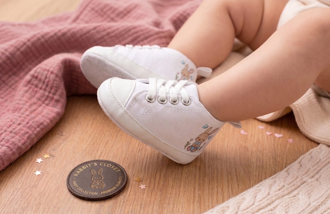 Little Bird - Chaussons de Berceau Simba - Personnalisables 0-6 Mois